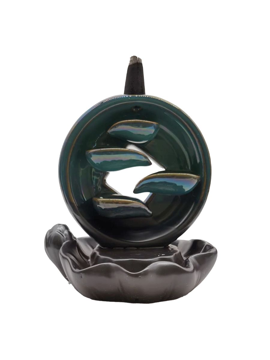 Round Black Backflow Burner