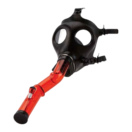Headway Gas Mask Pipe Black
