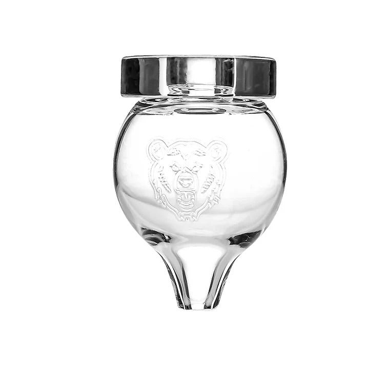 Bear Quartz 22mm Bubble Carb Cap