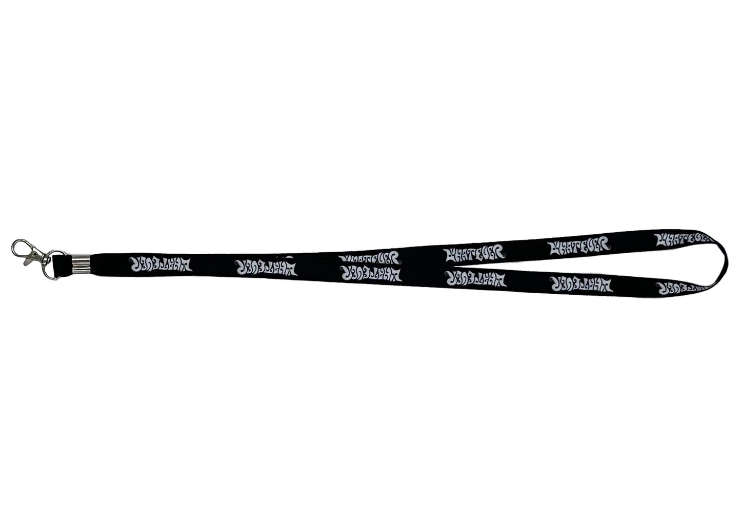 Whatever Graffiti Logo on Black Lanyard