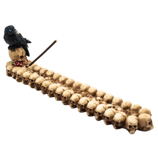 Raven with Skulls Boat Burner