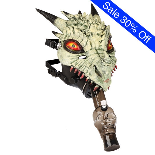 Green Dragon Gas Mask Pipe