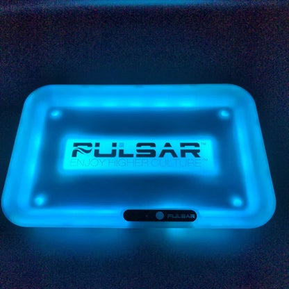 Pulsar LED Rolling Tray Blue 11" x 7"