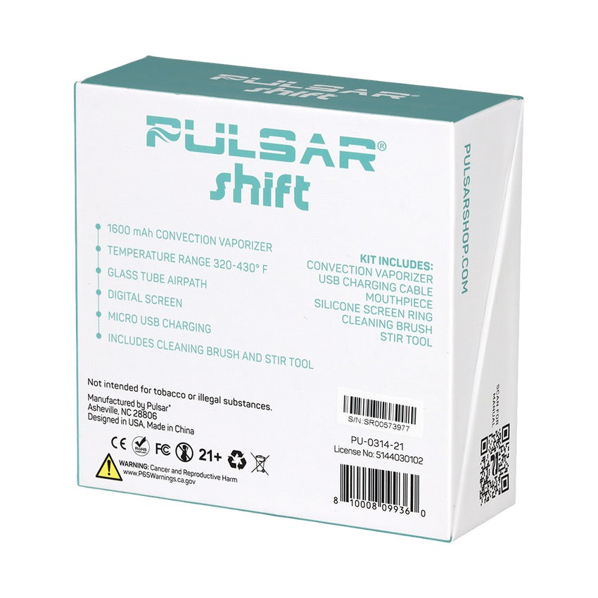 Pulsar Shift Dry Herb Vaporizer