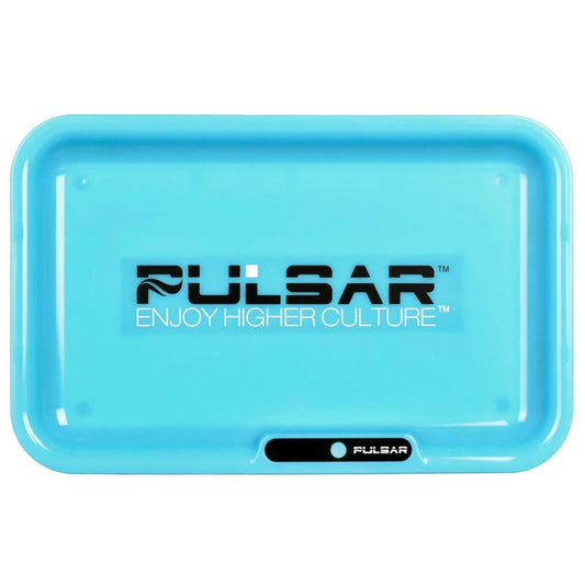 Pulsar LED Rolling Tray Blue 11" x 7"
