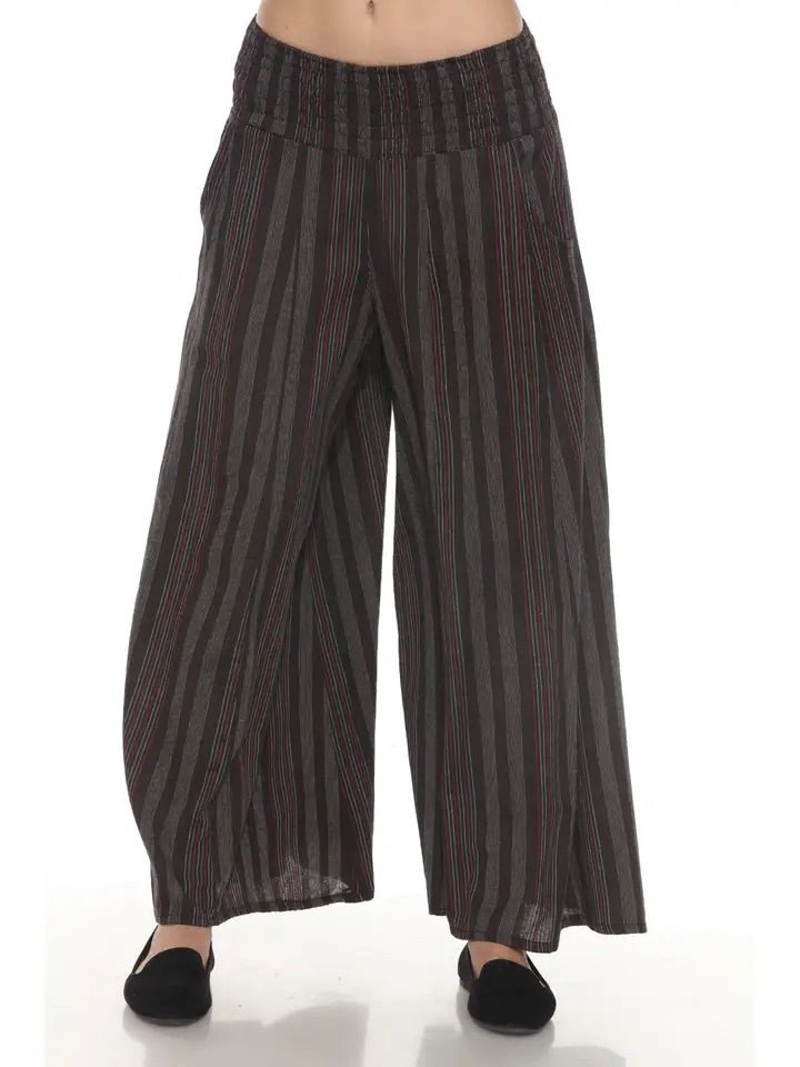 Striped Wide Leg Pants