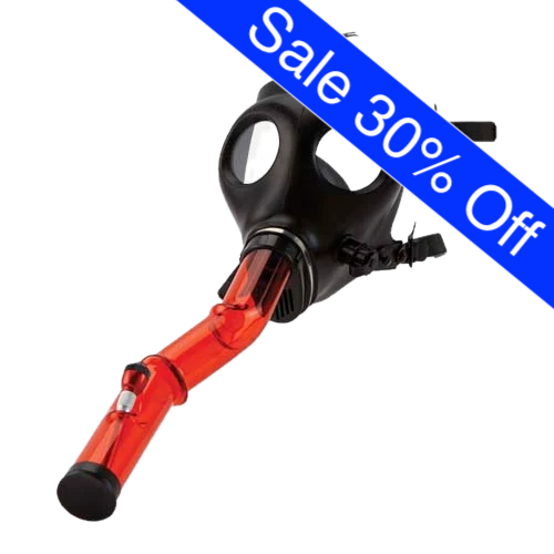 Headway Gas Mask Pipe Black