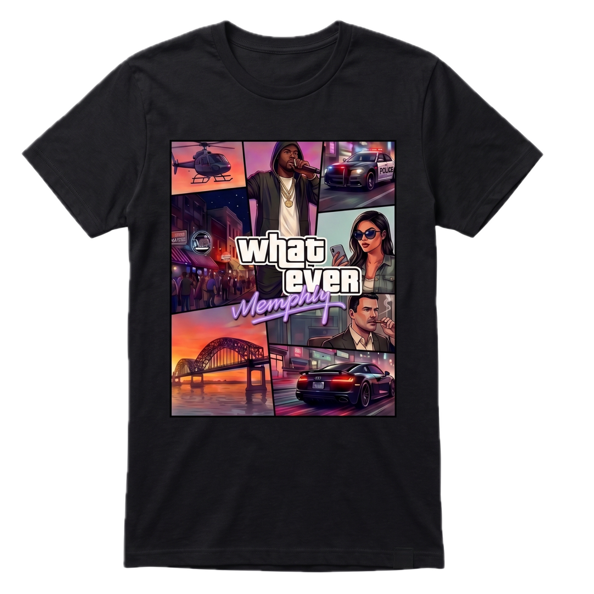 Whatever GTA Graphic T-Shirt