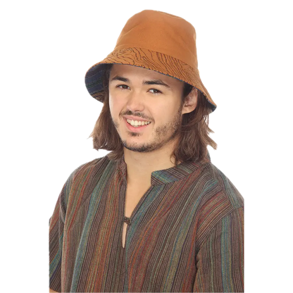 Wood Grain Bucket Hat