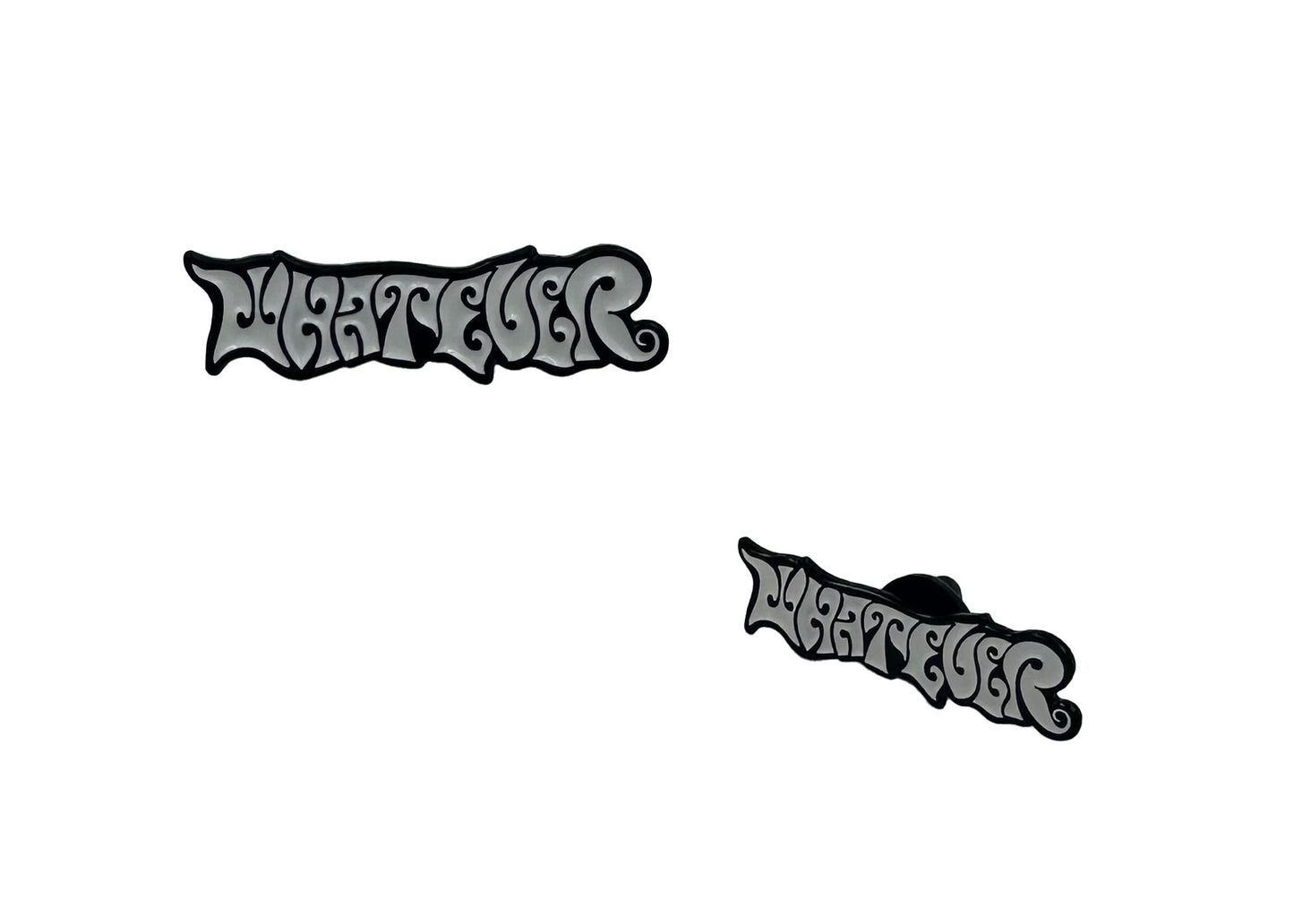 Whatever Graffiti Logo Hat Pin