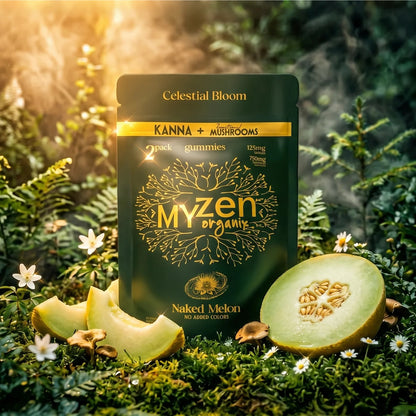 MyZen Spiritual Bliss Kanna Mushroom Gummies 875mg 2pk