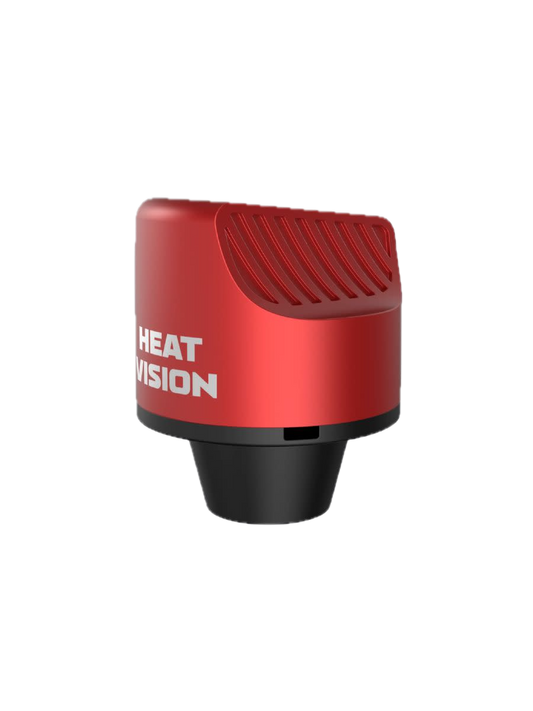 Yocan Black Heat Vision Carb Cap Thermometer Red