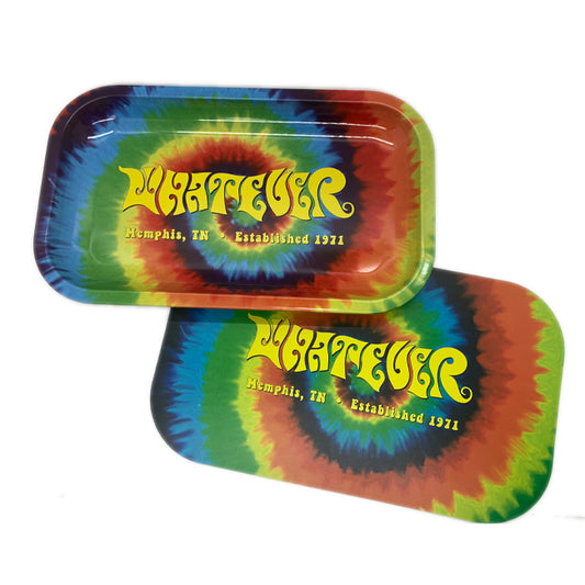 Whatever Tie Dye Medium Rolling Tray with Magnetic Lid