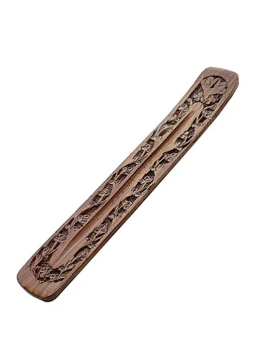 Deep Carved Flora Burner