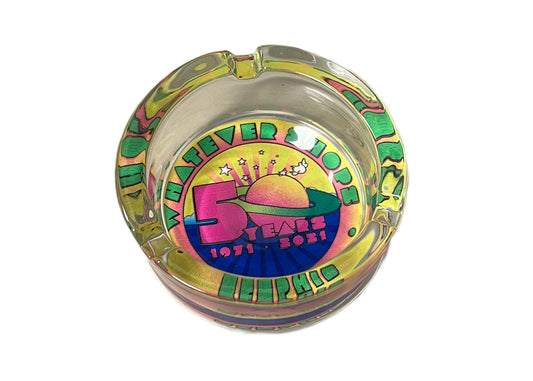 Whatever 50th Anniversary Glass Ash Tray