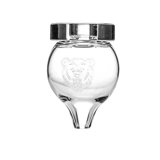 Bear Quartz 22mm Bubble Carb Cap