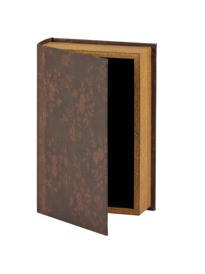 Dark Red Floral Book Box