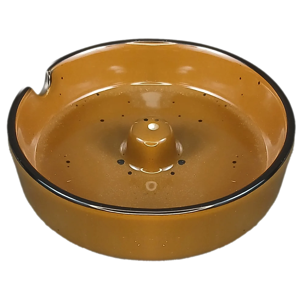 Brown Ceramic Round Burner