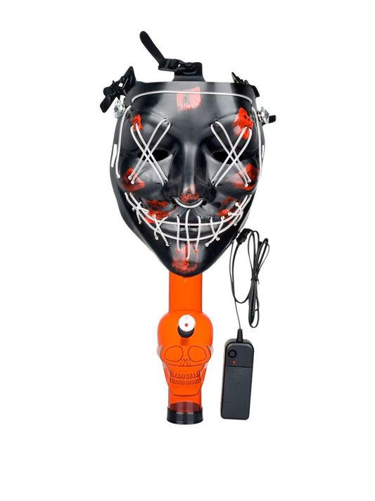 Scary Purge Light Up Gas Mask Pipe