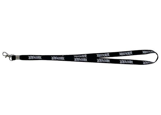 Whatever Graffiti Logo on Black Lanyard