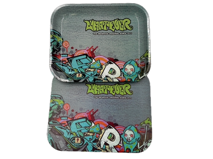 Whatever Graffiti Large Rolling Tray with Magnetic Lid