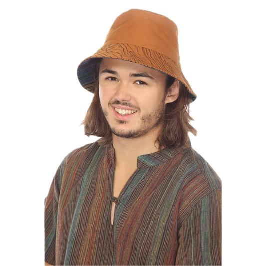 Wood Grain Bucket Hat